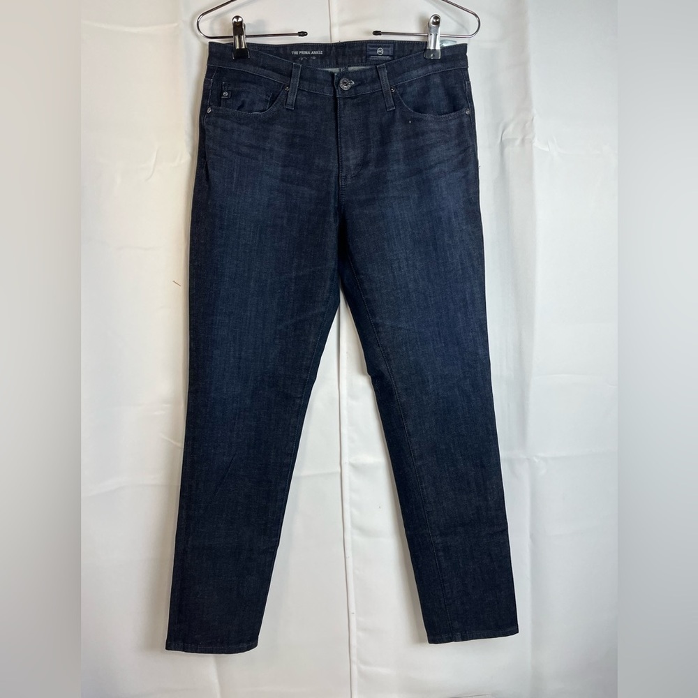 AG Adriano Goldschmied Womens The Prima Ankle Skinny Leg Dark Wash Jeans Sz 26R
